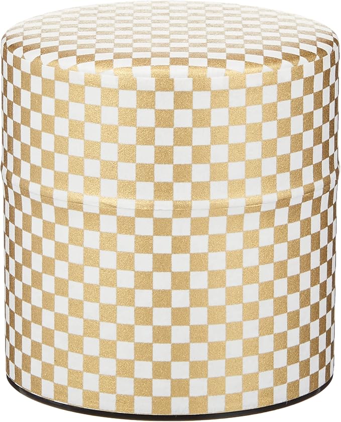 Yamaco 80093 Pokkan Gorgeous Checkered Small Tea Tin