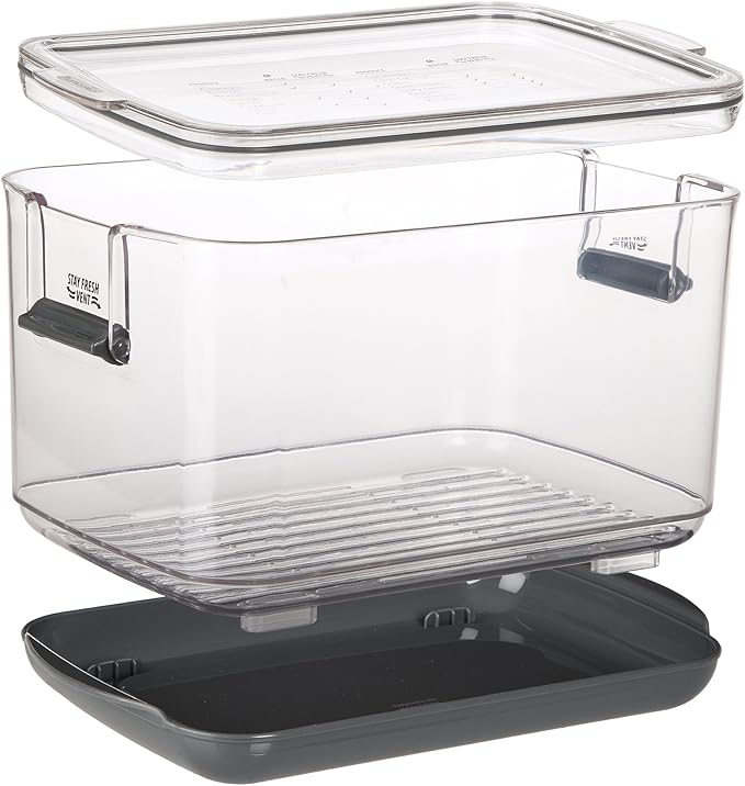 ProKeeper Produce Storage Container with Stay-Fresh Vent System – 5.7 Quarts, Airtight for Fruits & Vegetables