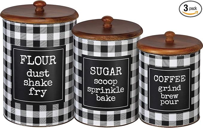 Canister Set - Flour Sugar Coffee