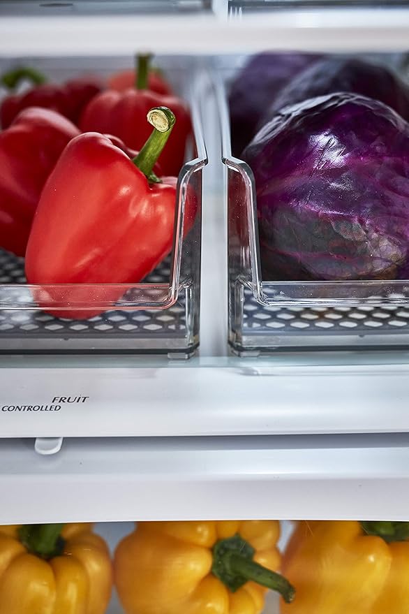 Spectrum Hexa in-Fridge Large Refrigerator Organizer Bin for Storage and Organization of Fruit Vegetables Produce and More, 15 x 6 x 4.25