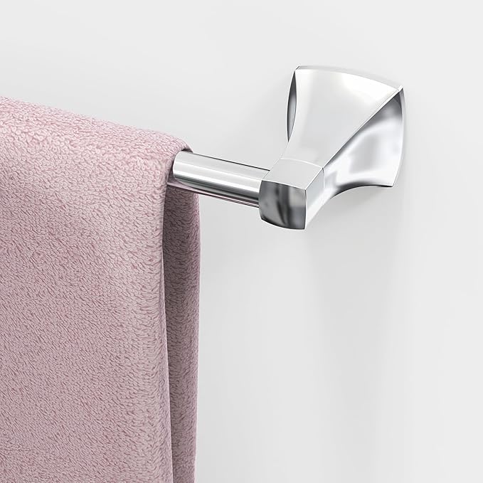 18 Inch Chrome Towel Bar Towel Rack for Bathroom Kitchen Hand Towel Holder Dish Cloths Hanger SUS304 Stainless Steel Rustproof Wall Mount