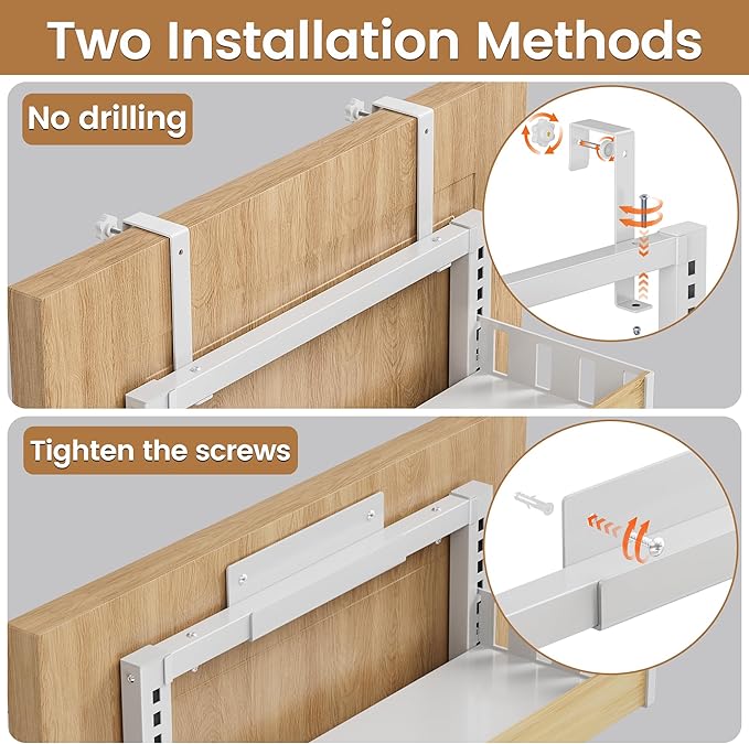 8 Tier Over The Door Pantry Organizer, 2 IN 1 Wall Mount or Hanging Spice Rack Seasoning Shelves with Adjustable Basket, Back of Door Organizer and Storage for Kitchen Cabinet and Room Closet