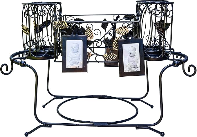 Utensil Caddy - Silverware Caddy or Napkin, Cutlery and Plate Holder - The Ideal 2-Piece Portable Outdoor Kitchen Accessories Buffet Organizer for Picnics, Camping, Barbecue, Parties and Events