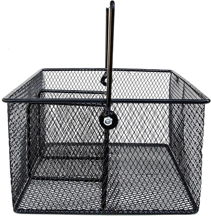 Utensil Caddy -Silverware Caddy for Parties, Spoon Holder, Buffet Organizer for Condiments, Napkin, Forks, Knives -Stainless Steel Flatware Caddy for Home, Picnics or Entertaining Evens (Black)