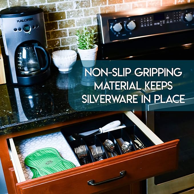 Galashield Silverware Organizer for Kitchen Drawers Flatware Utensils and Cutlery Tray