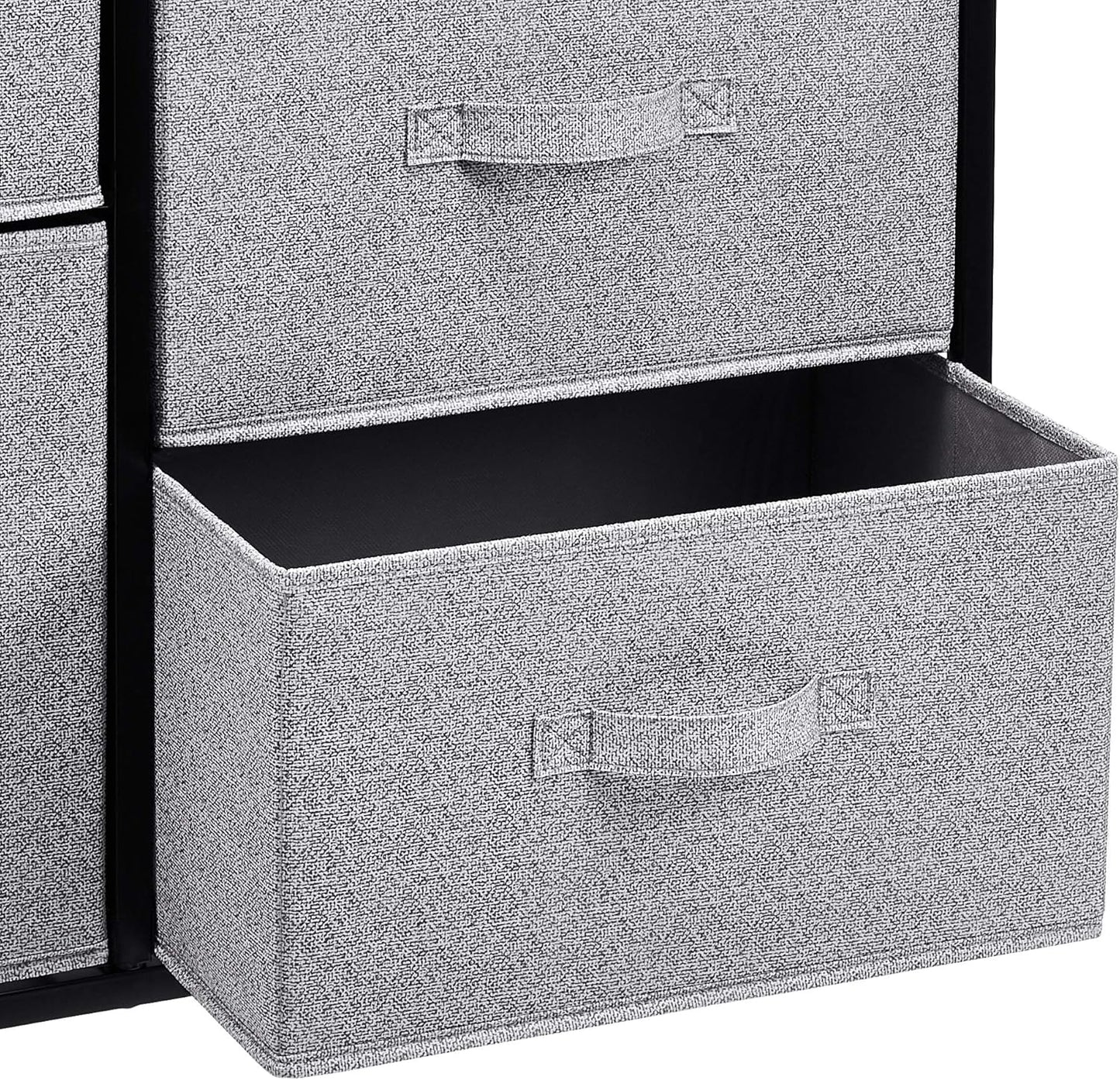Amazon Basics Closet Organizer Drawers with 5-Fabric Storage Units, Black