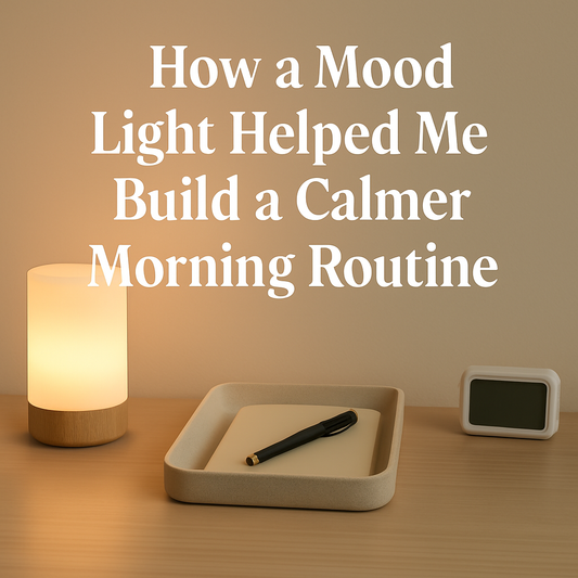 🪄 How a Mood Light Helped Me Build a Calmer Morning Routine
