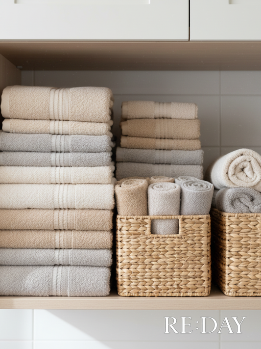 Finding Peace in the Bathroom: An Emotional Reset Through Towel Organization