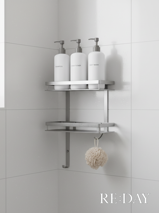 The Serenity of Shower Time: Eliminating Tangled Bottles with the [Shower Routine Station]