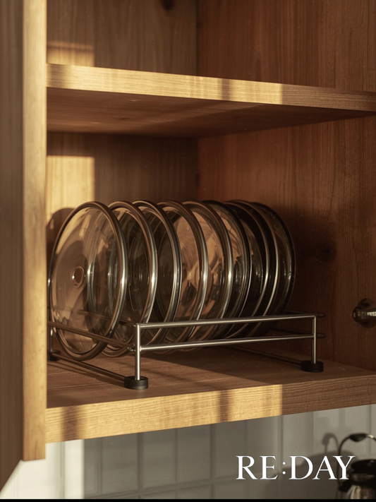 Pot Lids Everywhere? Smart Racks That Save Your Sanity