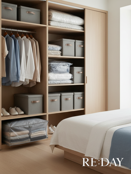 Maximize Hidden Closet Space: The [Seasonal Storage Station] that Brings Calm with Every Change of Season