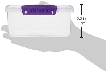 Sistema Food Storage, Polypropylene Assorted, 1L x 3