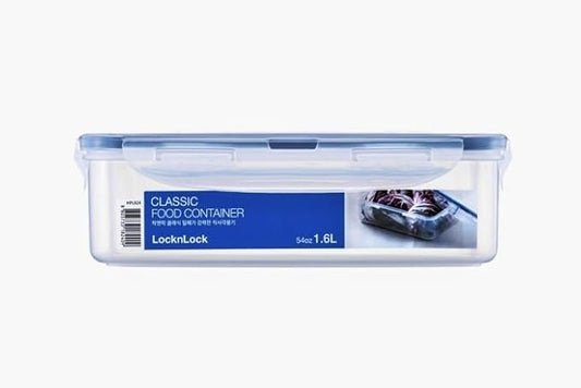 LOCK & LOCK Easy Essentials Food Storage lids/Airtight containers, BPA Free, 54 Ounce, Clear