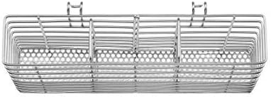 Slideep Cutlery Utensil Silverware Drying Rack, Flatware Storage Solution Basket with Hooks for Kitchen Dish Drainer Dish Drying Rack, RustProof 304 Stainless Steel