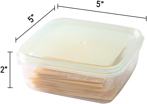 2 Pack-Cheese Slicer Storage Containers with Lids, Airtight, Keeps Slice Fresh and Delicious, Reusable Cheese Preservation Container for Fridge