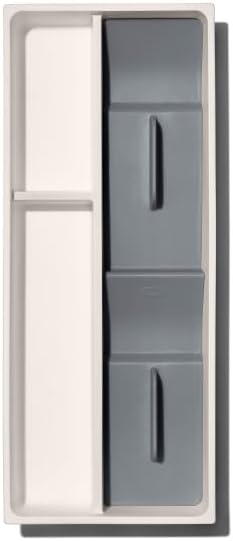 OXO Good Grips Kitchen Drawer, Compact Utensil Organizer, 6.75"D x 16.35"W x 2.36"H, White