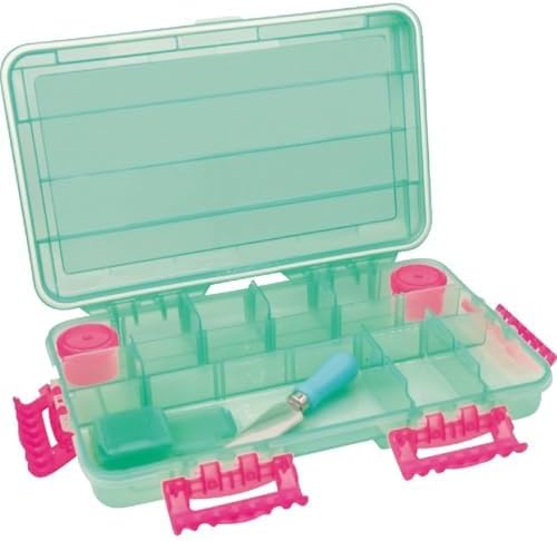 SubSafe Charcuterie Safe Waterproof Tackle Box, Snack Storage for Beach, Parties & Tailgating, BPA-Free, Seafoam Green