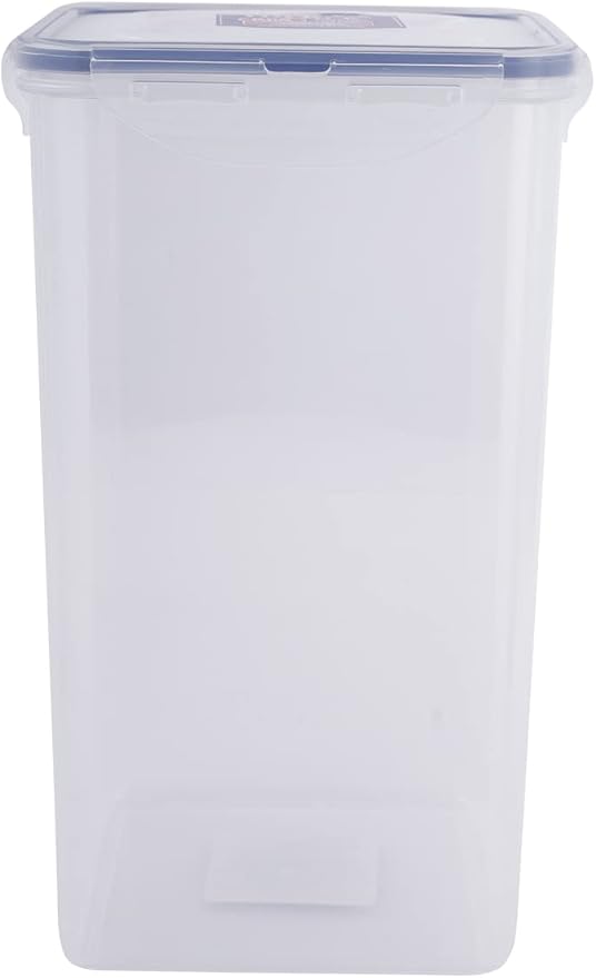 LOCK & LOCK Easy Essentials Food lids/Pantry Storage/Airtight containers, BPA Free, Square-16.9 Cup-for Chips, Clear
