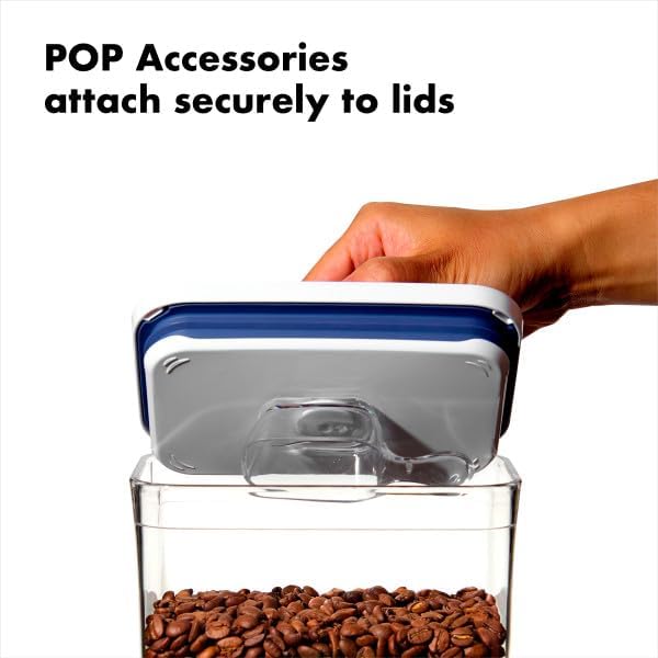 OXO Good Grips POP Container - Airtight Food Storage - Big Square Tall 6.0 Qt Ideal for bulk snacks and cereal