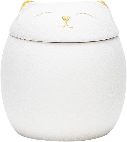 Luxshiny Cat Ceramic Mini Tea Kettle & Sugar Coffee Mugs - 160ml Multi-function Decorative Storage Jar