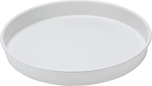 Amolliar 10" 1Pack Lazy Susan Organizer, Non-Skid Metal Rotating Turntable for Kitchen, Fridge, Cabinet, Countertop, Vanity, Bathroom, Pantry Storage Organizer, Under Sink Organizer, Spice Rack White