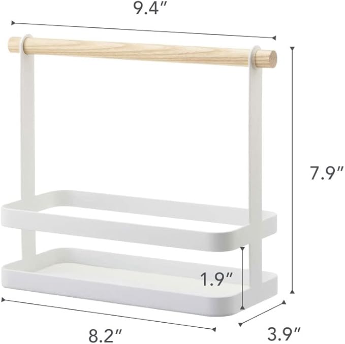 Yamazaki Home Tosca Spice Rack - Steel + Wood