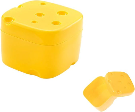 Pyrriax Cream Cheese Container, Storage Box With Lower Lid Cheese Slice Holder Fresh Cheese Keeper for Refrigerator Food Vegetable And Fruit Storage(2pcs)