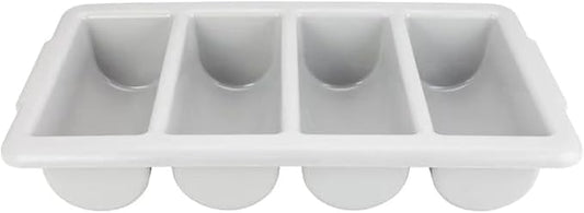 Winco 4-Compartment Cutlery Bin, Medium