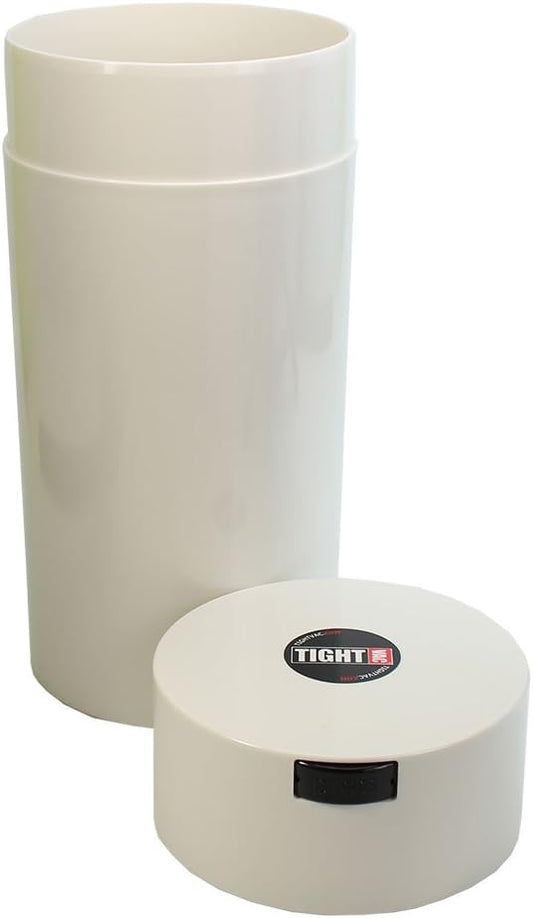 Tightvac - 5oz to 24 Ounce - Patented Airtight Container | Multi-use Vacuum Container Works as Smell Proof Containers for Herbs and Dry Goods. White