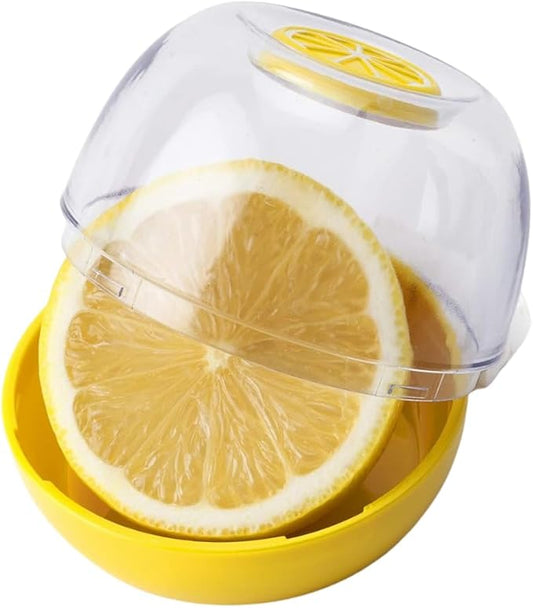 Joie Fresh Flip Pod Lemon Storage Container, Keeps Leftover Half Flavorful and Firm in Fridge, Reusable Kitchen Gadget, BPA Free, Dishwasher Safe
