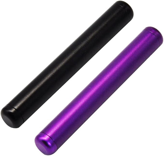 2Pcs Storage Tube Holder, Tube Waterproof Travel Storage Box, Metal Tube Container Fit in Pocket Purse Lightweight Portable for Travel