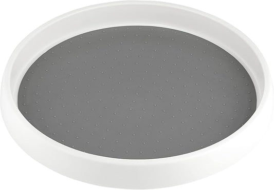 Lazy Susan Turntable for Cabinet, Pantry, Table Top, Bathroom, Laundry Room, Kitchen, 12 Inch - 2 Pack