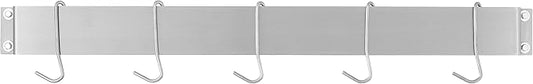 Cuisinart Chef's Classic 33-Inch Bar-Style Wall-Mount Pot Rack, Brushed Stainless