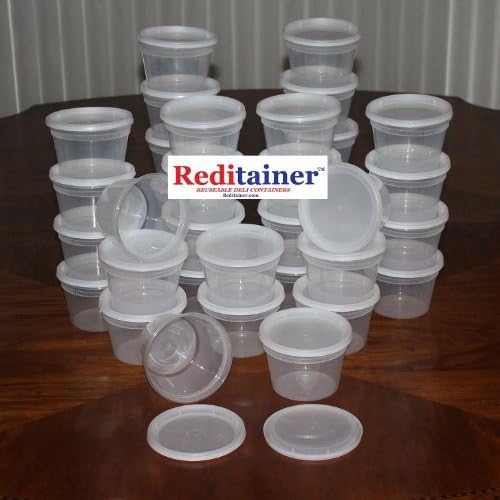 Deli Food Storage Containers with Lid (50, 16 OUNCE)