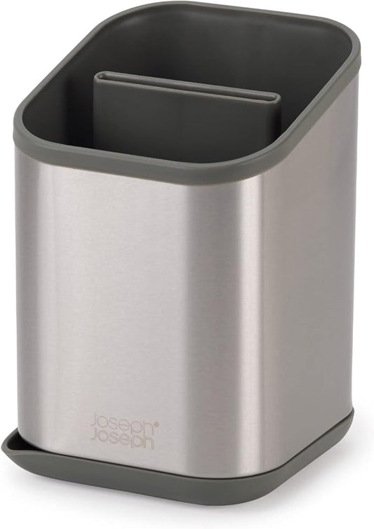 Joseph Joseph Duo Stainless Steel Silverware Flatware Drainer, Kitchen Utensil Organizer