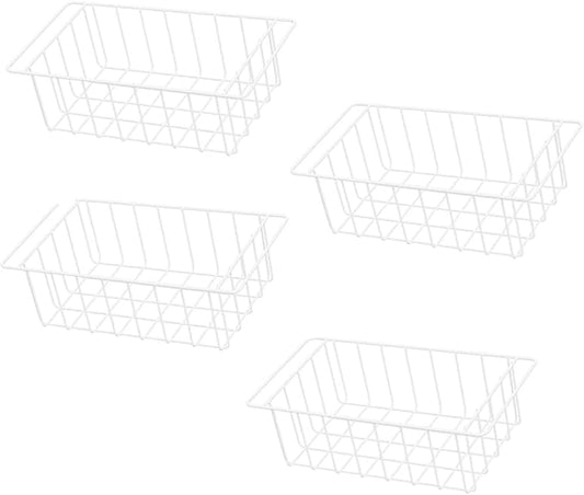 16.5 Inch Chest Freezer Organizer Storage Baskets Bins Metal Wire, Settle freezer chaos and reduce food waste effectively, Durable, Fully Use Space, Improve Air Circulate, 4 Pack