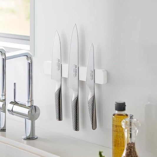 山崎実業(Yamazaki) KT-TW LR W25 WH Knife Holder, 約W25XD1.7XH4cm, wht