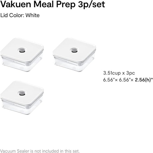 Premium Airtight Food Storage Container. Meal Prep 0.85qt 3pc/Set. 3pcs Container. Patented Double Silicone Lining, 100% Leak Proof, BPA-FREE