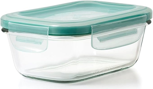 OXO Good Grips 1.6 Cup Smart Seal Leakproof Glass Rectangle Food Storage Container