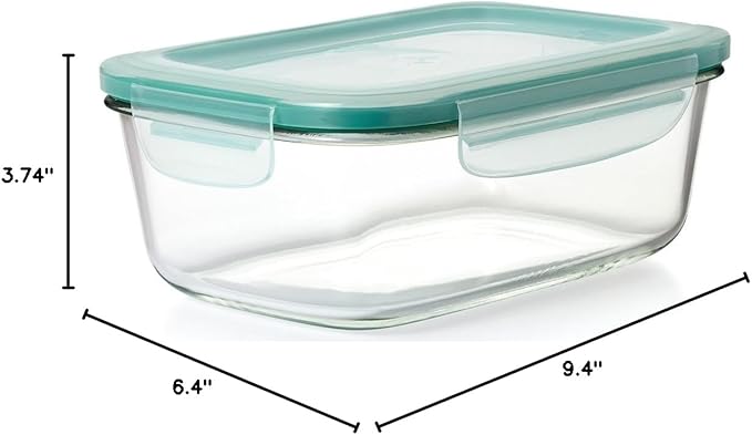 OXO Good Grips 8 Cup Smart Seal Glass Rectangle Container