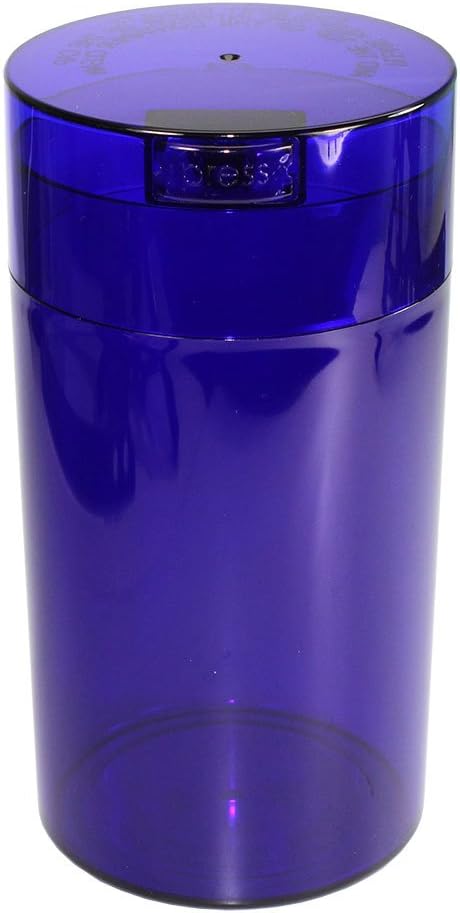 Tightvac 3 to 12 Oz Vacuum Sealed Storage Container, 1.3-Liter/1.1-Quart, Blue Tint