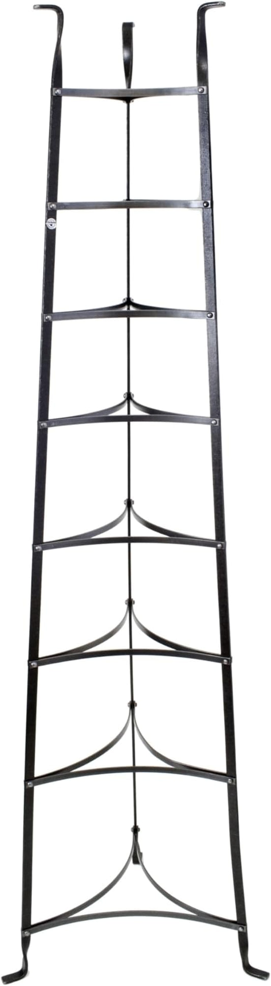 Enclume 8-Tier Cookware Stand, Free Standing Pot Rack, Hammered Steel ( Unassembled)