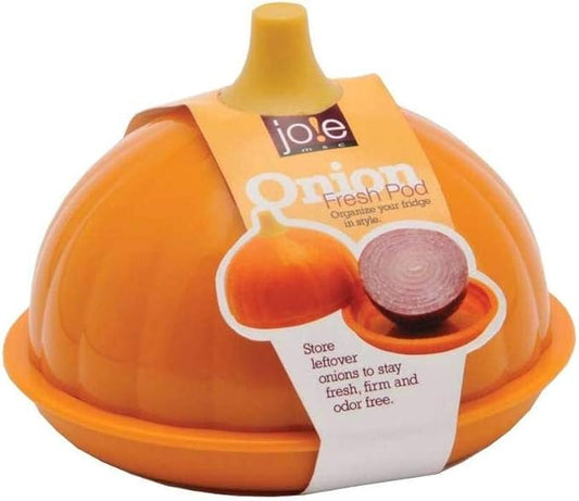Joie Fresh Pod Onion Storage Container, Keeps Leftover Half Flavorful and Firm in Fridge, Reusable Kitchen Gadget, BPA Free, Dishwasher Safe