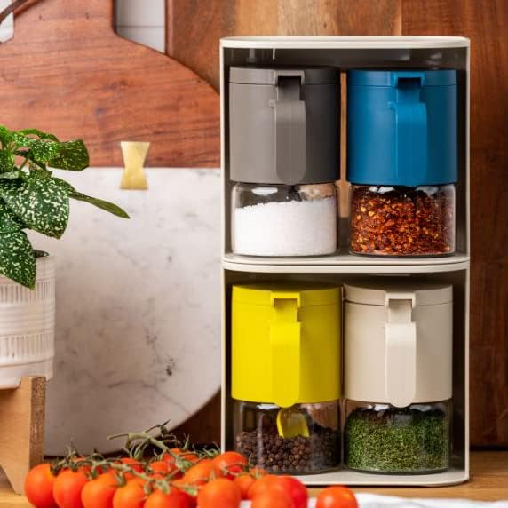 Zuutii Spice Jars Rack(Lightcream)