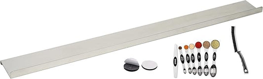 30" Magnetic Stove Top Shelf - Above Stovetop Kitchen Storage Rack for Spice, Condiment & More