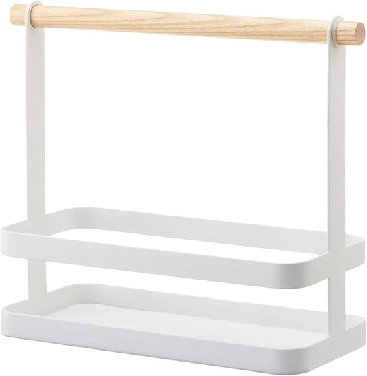 Yamazaki Home Tosca Spice Rack - Steel + Wood