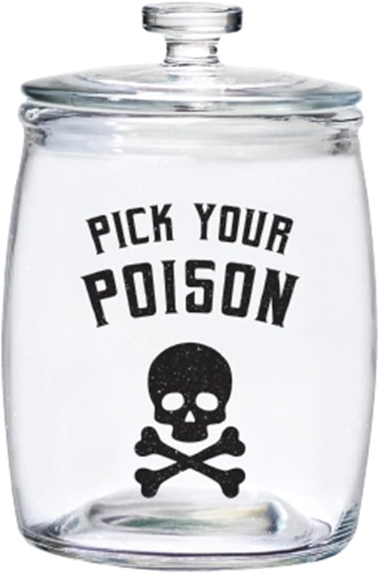 10 Strawberry Street Pick Your Poison Glass Jar with Lid