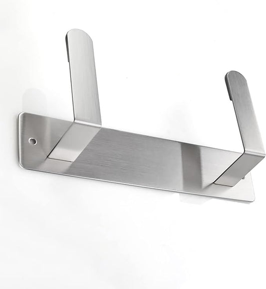 Stainless Steel Wall Mounted Cutting Board Holder Punch-free Multifunctional Kitchen Shelf Organizer Pot Lid Storage Rack