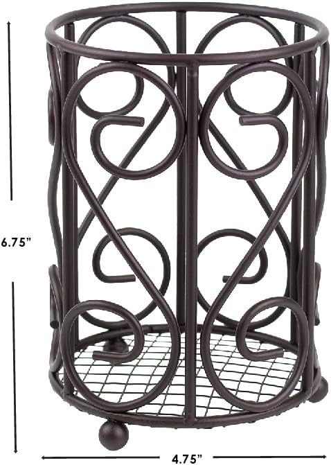 Home Basics Scroll Collection Cutlery Holder