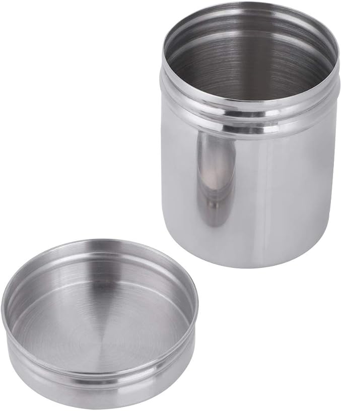 304 Stainless Steel Sealed Storage Jar, Airtight Kitchen Food Storage Container, Portable Coffee Grounds Container(Large size)